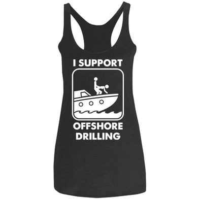 Offshore Drilling Ladies Racerback Tank