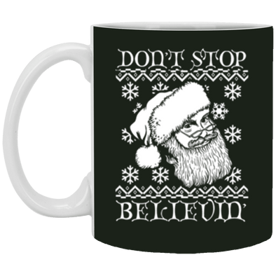 Believin in Santa White Mug 11oz (2-sided)