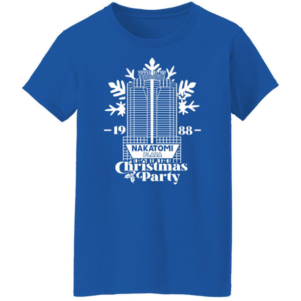 Nakatomi Plaza Christmas Ladies Cotton Tee