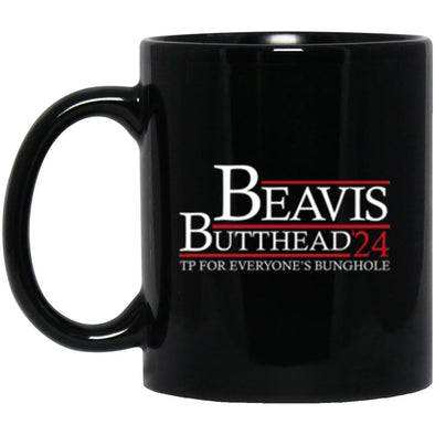 Beavis Butthead 24 Black Mug 11oz (2-sided)