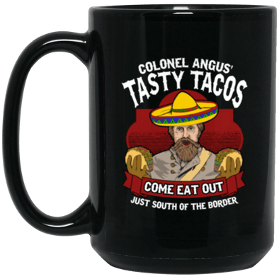Tasty Tacos Black Mug 15oz (2-sided)