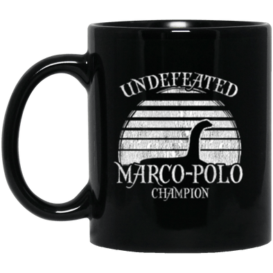 Marco Polo Champ Black Mug 11oz (2-sided)