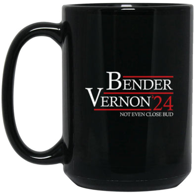 Bender Vernon 24 Black Mug 15oz (2-sided)