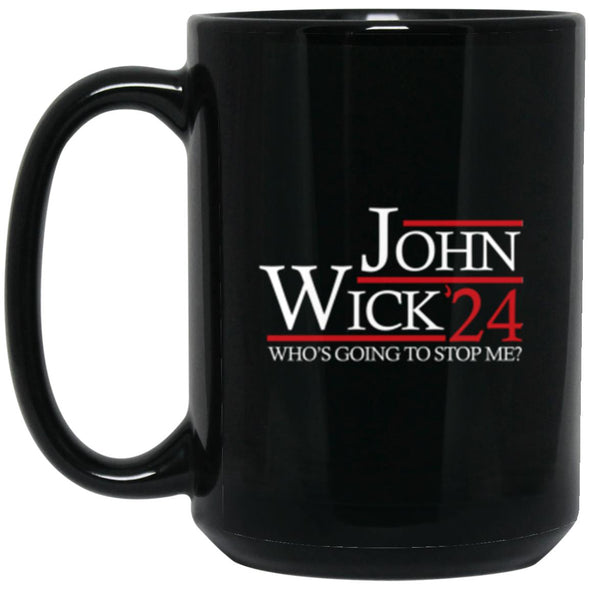 JW 24 Black Mug 15oz (2-sided)