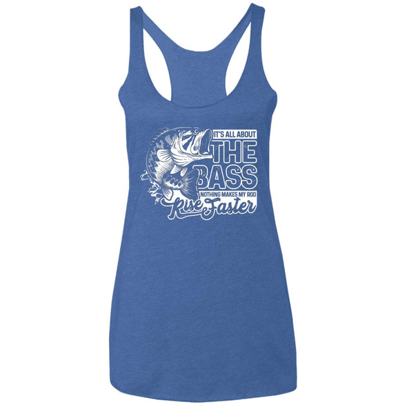 All About bASS Ladies Racerback Tank