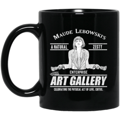 Maude's Art Gallery Black Mug 11oz (2-sided)