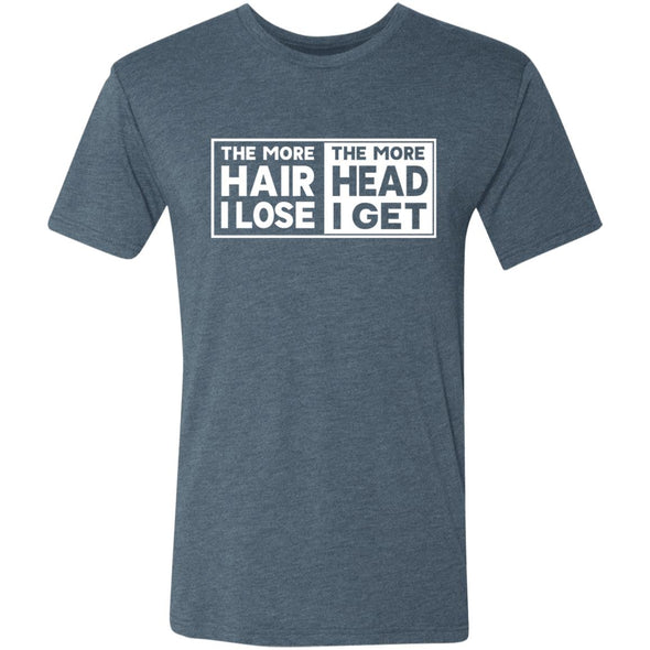 Less Hair, More Head Premium Triblend Tee