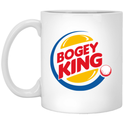 Bogey King White Mug 11oz (2-sided)