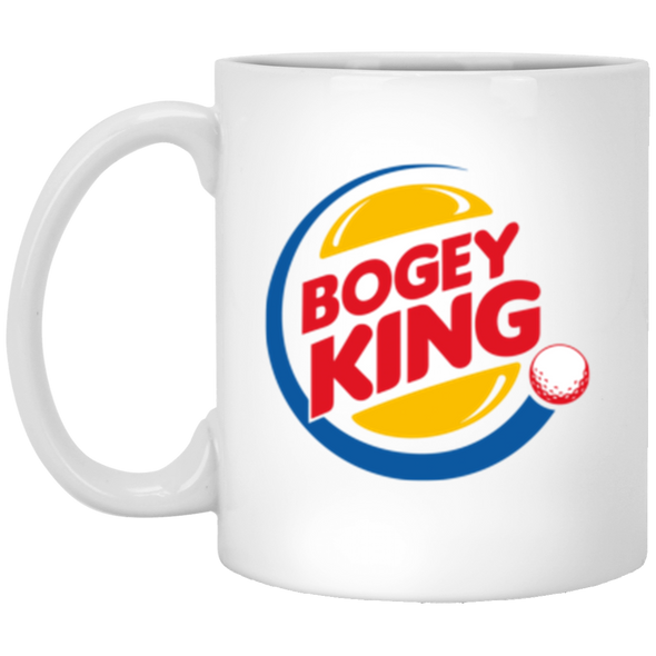 Bogey King White Mug 11oz (2-sided)