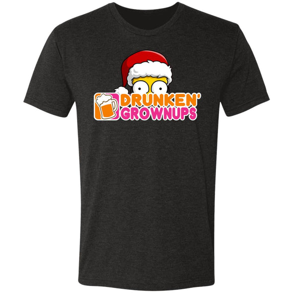 Drunken Grownups Christmas Premium Triblend Tee