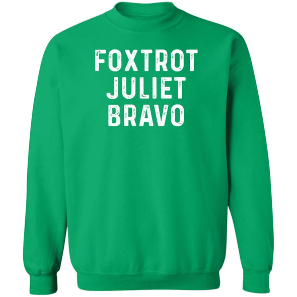 Foxtrot Juliet Bravo Crewneck Sweatshirt