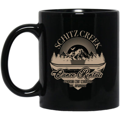 Schitz Creek Black Mug 11oz (2-sided)