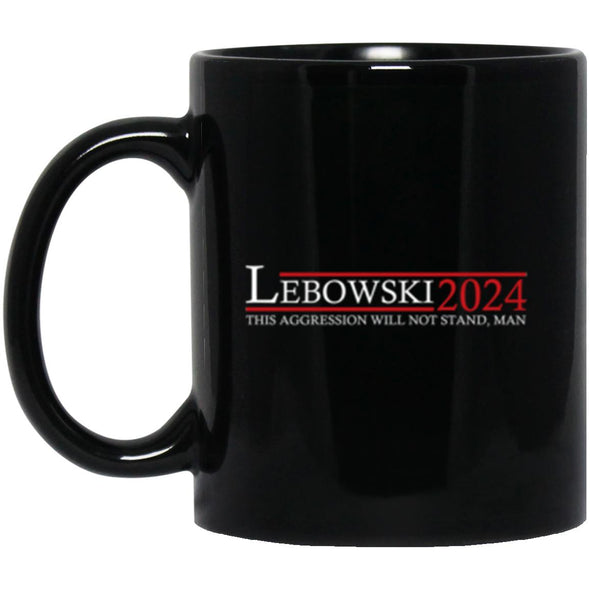 Lebowski 2024 Black Mug 11oz (2-sided)