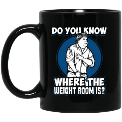 Weight Room Black Mug 11oz (2-sided)