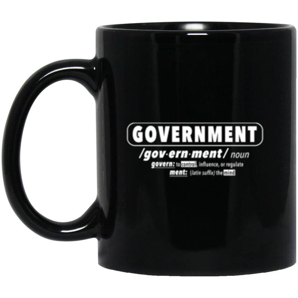Government Black Mug 11oz (2-sided)