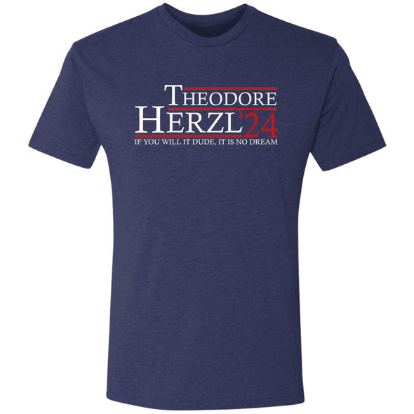 Theodore Herzl 24 Premium Triblend Tee