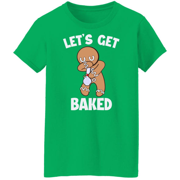 Get Baked Christmas Ladies Cotton Tee