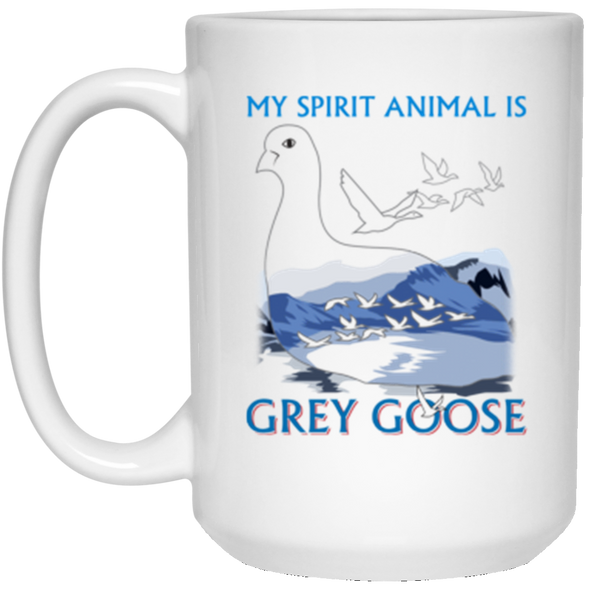 Grey Goose White Mug 15oz (2-sided)