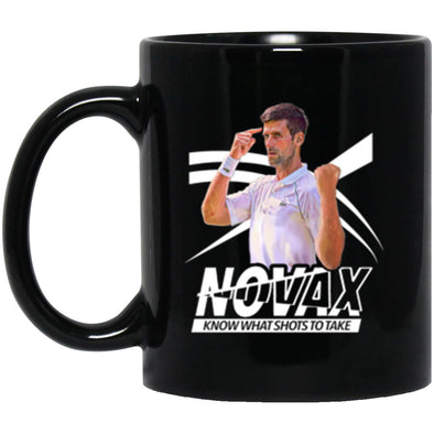 Novax Black Mug 11oz (2-sided)