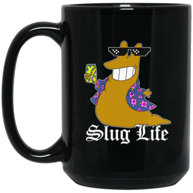 Slug Life Black Mug 15oz (2-sided)