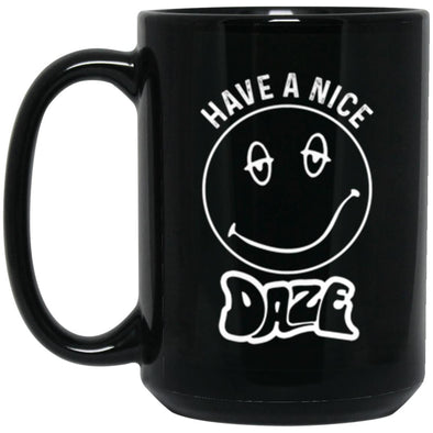 Have A Nice Daze Black Mug 15oz (2-sided)