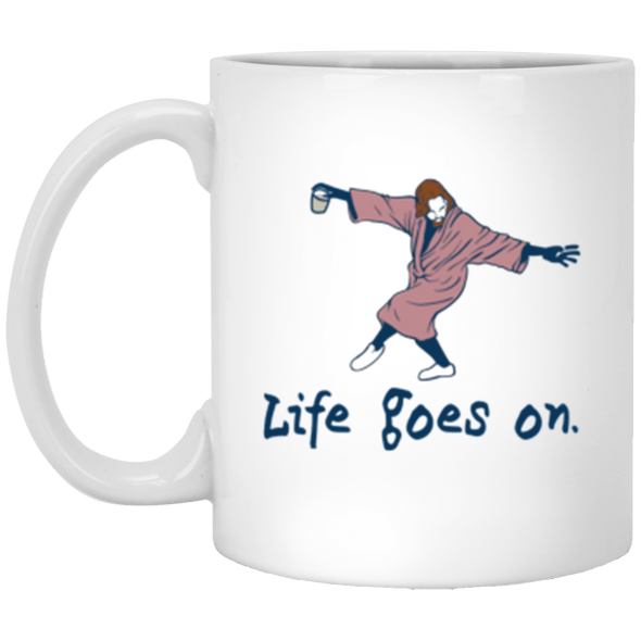 Life Goes On White Mug 11oz (2-sided)