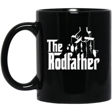 Rodfather Black Mug 11oz (2-sided)