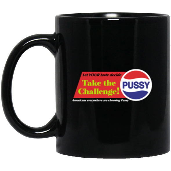Pussy Black Mug 11oz (2-sided)