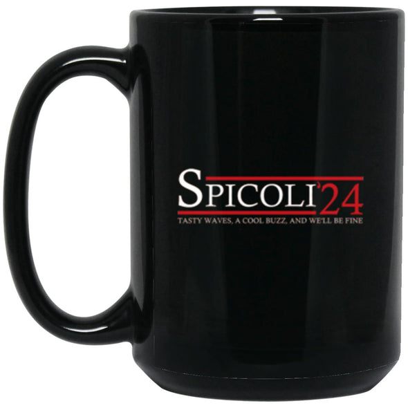 Spicoli 24 Black Mug 15oz (2-sided)