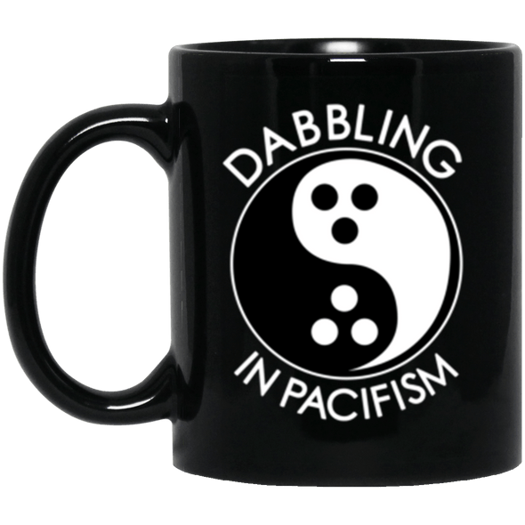 Pacifism Black Mug 11oz (2-sided)