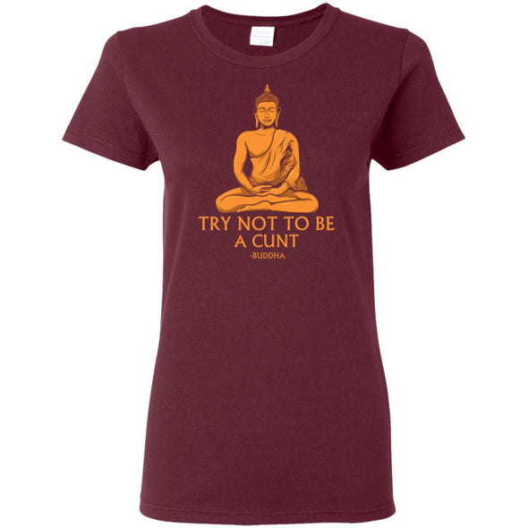Buddha Cunt Ladies Cotton Tee