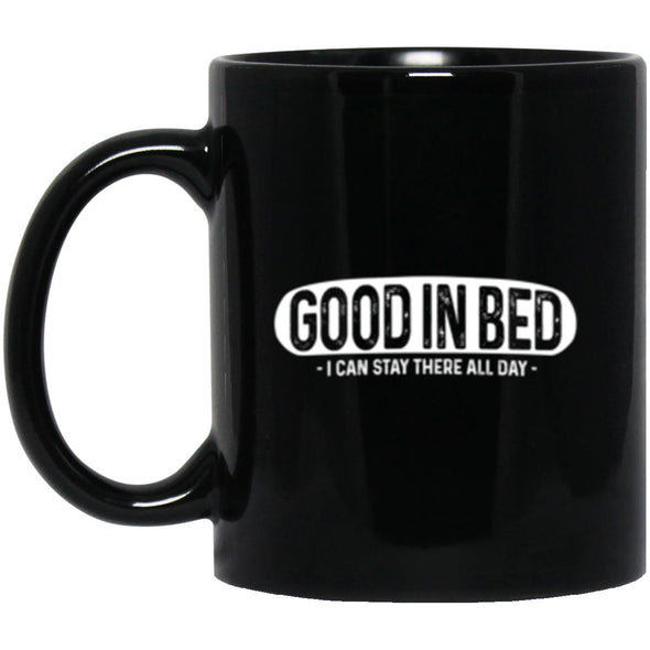 Good In Bed  Black Mug 11oz (2-sided)