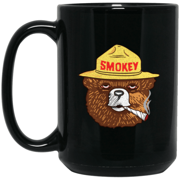 Smokey Black Mug 15oz (2-sided)