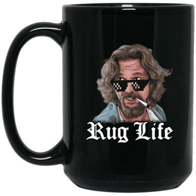 Rug Life Black Mug 15oz (2-sided)