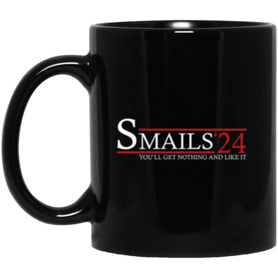 Smails 24 Black Mug 11oz (2-sided)