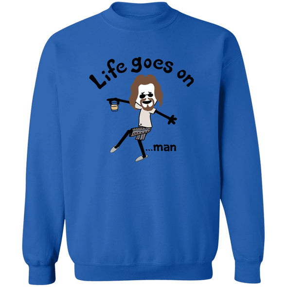 Life Goes On Man Crewneck Sweatshirt