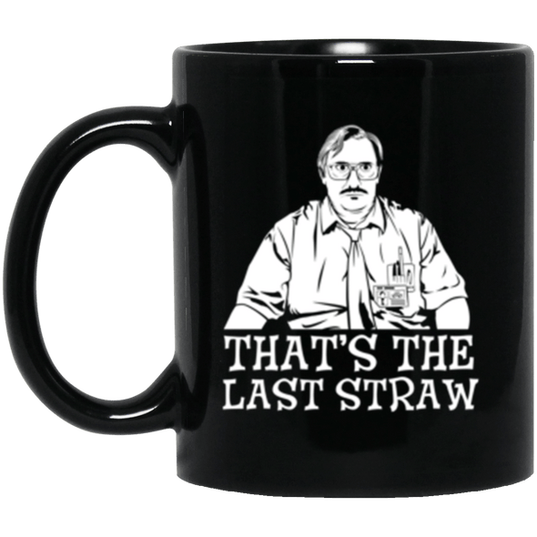 Milton Last Straw Black Mug 11oz (2-sided)