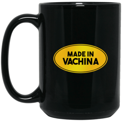 Vachina Black Mug 15oz (2-sided)