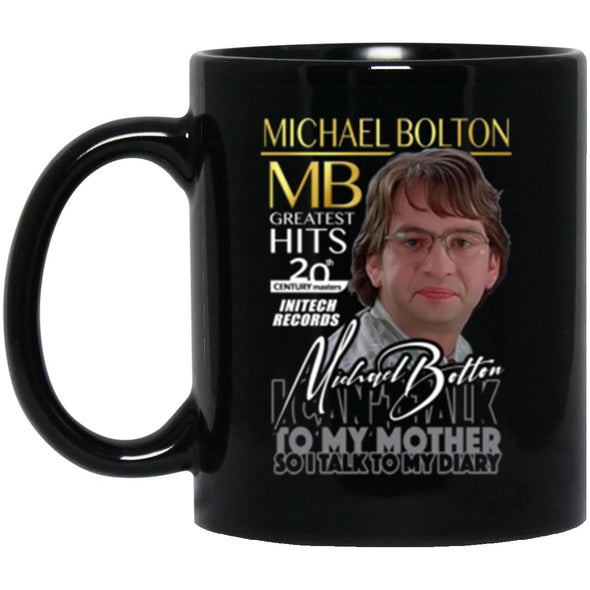 Michael Bolton Black Mug 11oz (2-sided)