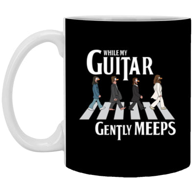 Guitar Meeps White Mug 11oz (2-sided)