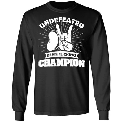 Undefeated Bean Flicking Champ Heavy Long Sleeve