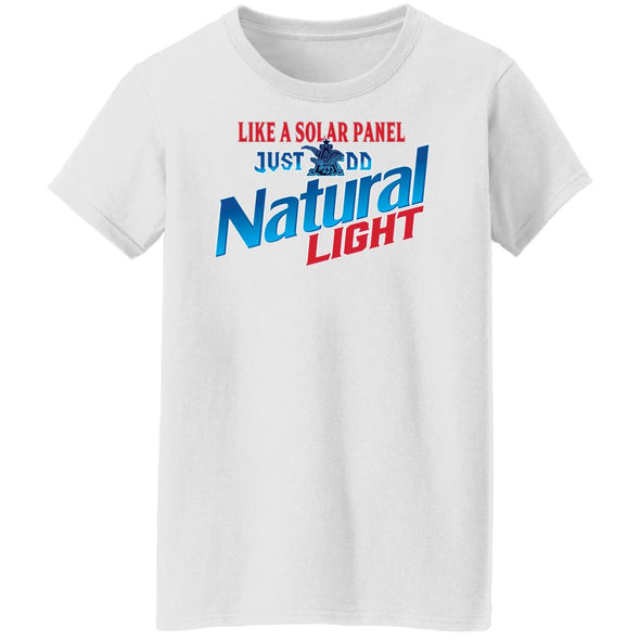 Just Add Natural Light Ladies Cotton Tee