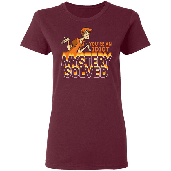 Mystery Solved Ladies Cotton Tee