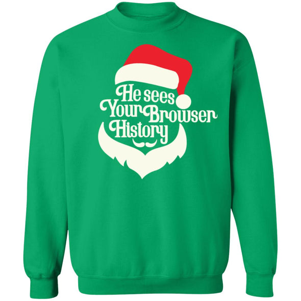 Santa Sees Crewneck Sweatshirt