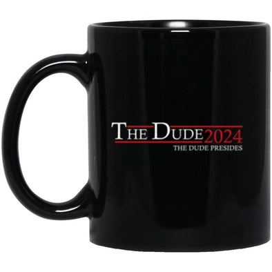 Dude 2024 Black Mug 11oz (2-sided)