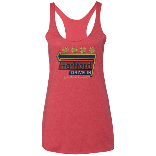 Hartford Drive In Ladies Racerback Tank