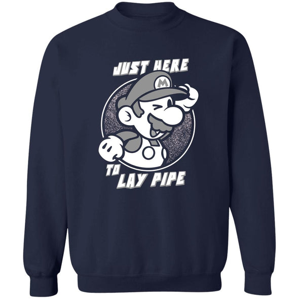 Mario Lay Pipe Crewneck Sweatshirt