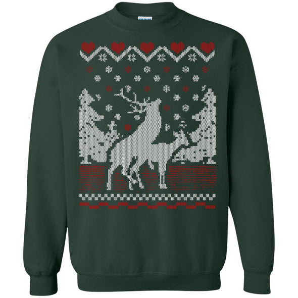 Deer Christmas Crewneck Sweatshirt