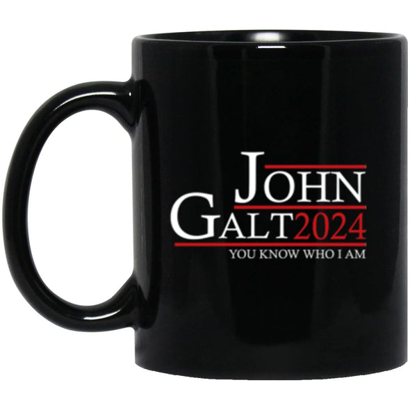 John Galt 24 Black Mug 11oz (2-sided)