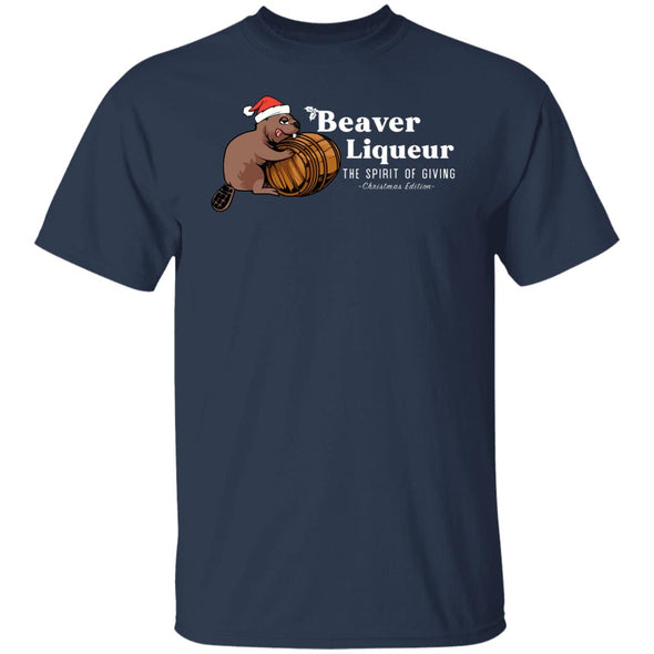 Beaver Liqueur Christmas Cotton Tee